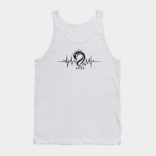 Chinese New Year 2024 Draconic Heartbeat 2024 Tank Top